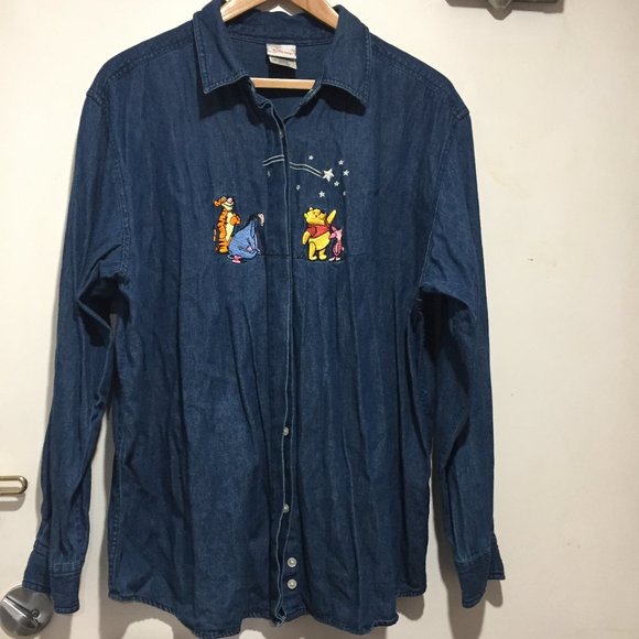 VINTAGE DISNEY STORE DENIM SHIRTS SIZE 2XL - Picture 7 of 9